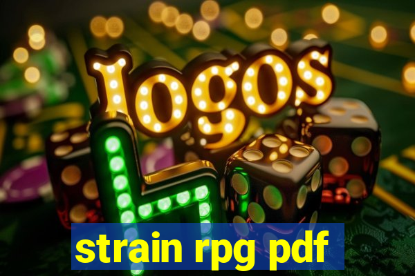 strain rpg pdf